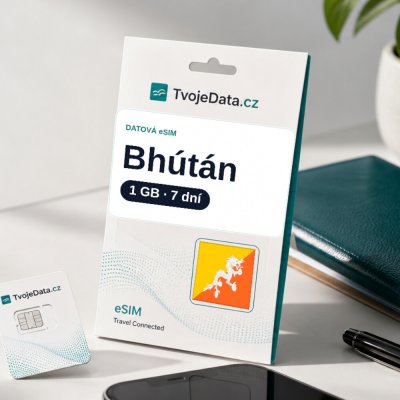eSIM Bhútán 1 GB / 7 dní - Bhútán PIH4IAK40 – Zboží Živě