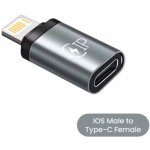 Redukce Alloy grey USB-C -> lightning – Sleviste.cz