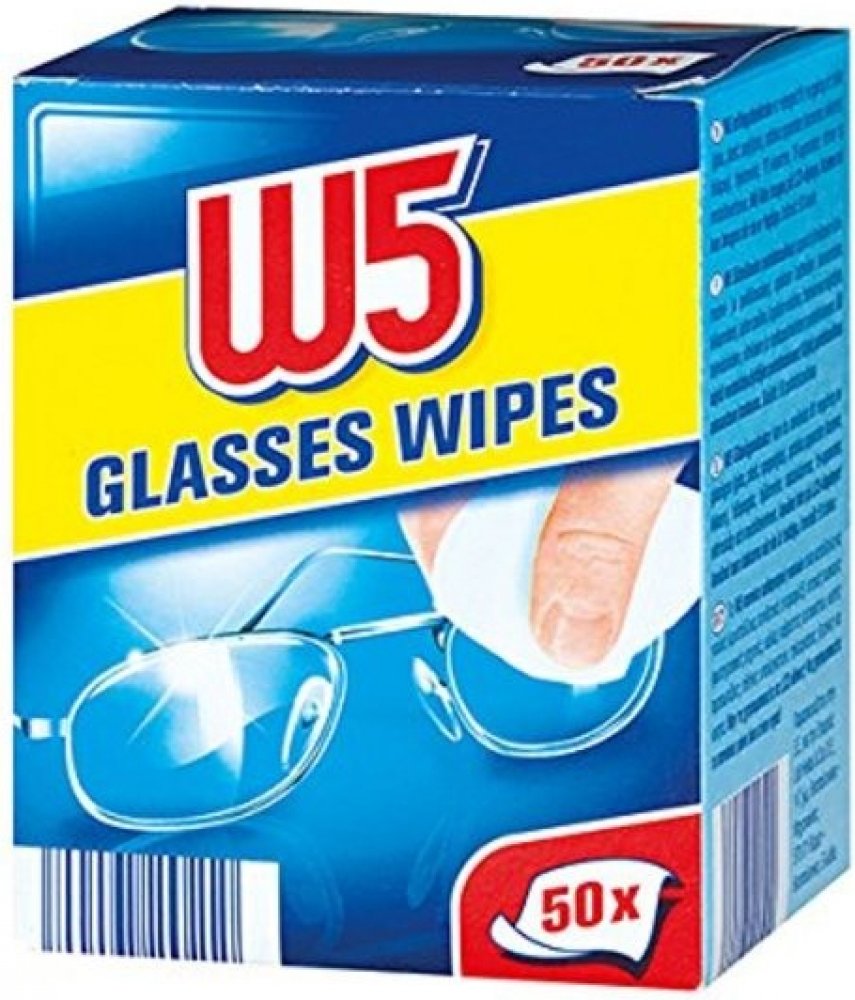 W5 Ubrousky na čištění brýlí vlhčené W5 54 ks | Srovnanicen.cz