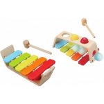 Teddies Zatloukačka Xylofon 2v1 dřevo – Zbozi.Blesk.cz
