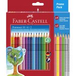 Faber-Castell Grip 2001 18 barev + 4 barvy + 2 grafitové tužky – Zboží Dáma