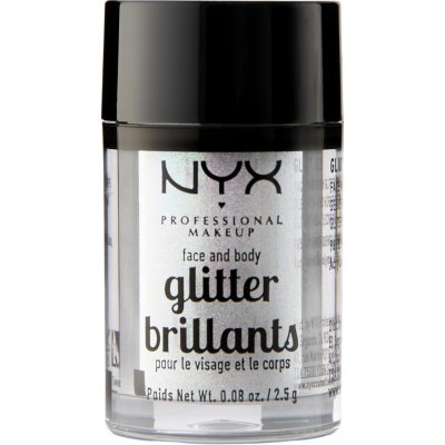 NYX Professional Makeup Glitter Goals třpytky na obličej i tělo 07 Ice 2.5 g