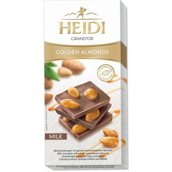 Heidi Mléčná s celými karamelizovanými mandlemi 100 g