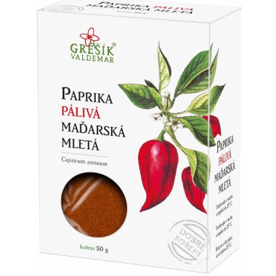 Grešík Paprika pálivá maďarská mletá 50 g – Zboží Mobilmania
