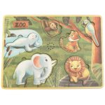 eliNeli dotykové vkládací puzzle pro děti Farma – Sleviste.cz