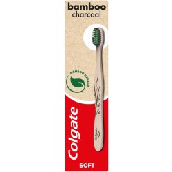 Bamboo Colgate Charcoal zubní kartáček měkký