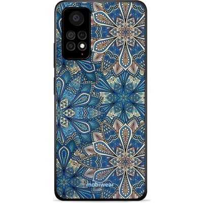 Mobiwear Glossy - Xiaomi Redmi Note 11 Pro 5G - G038G - Modré mandala květy – Zboží Živě