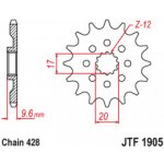 JT Sprockets JTF 1905-13 – Hledejceny.cz