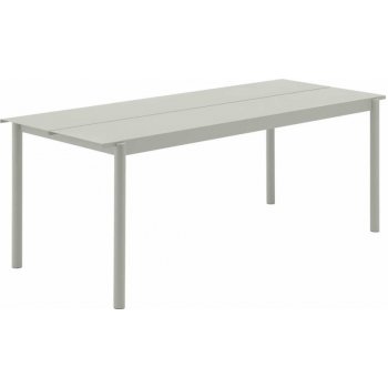 Muuto Stůl Linear Steel Table 200 cm, grey