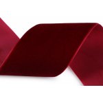 Prima-obchod Sametová stuha šíře 50 mm, barva 3 bordó – Sleviste.cz