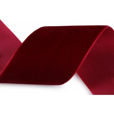 Prima-obchod Sametová stuha šíře 50 mm, barva 3 bordó – Sleviste.cz