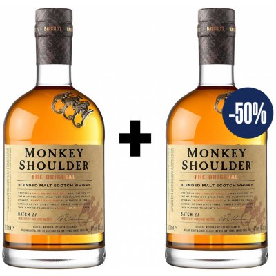 Monkey Shoulder 40% 0,7 l (holá láhev) – Zboží Dáma