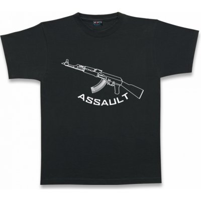 Albainox tričko ASSAULT Černé
