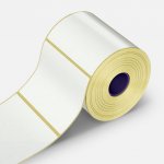CDRmarket ETRL-100x100-TTR Samolepicí etikety 100x100 mm papírové role bílá 500 ks – Zboží Dáma