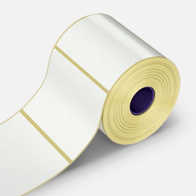 CDRmarket ETRL-100x100-TTR Samolepicí etikety 100x100 mm papírové role bílá 500 ks – Zboží Dáma
