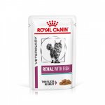 Royal Canin Veterinary Diet Cat Renal with Fish Feline 12 x 85 g – Sleviste.cz