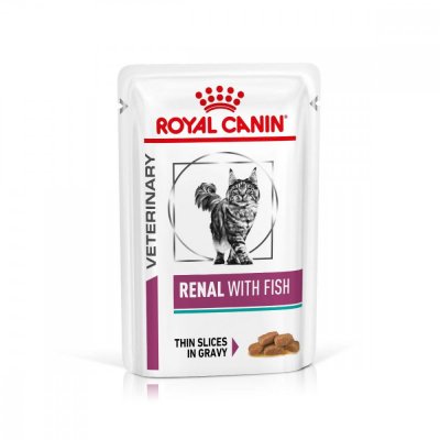 Royal Canin Veterinary Diet Cat Renal with Fish Feline 12 x 85 g – HobbyKompas.cz