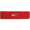 Čelenka Nike Swoosh headband varsity red/white