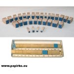 Česká dřevěná razítka Abeceda velikost 15 mm – Zboží Dáma