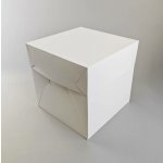 Dortisimo Dortová krabice na patrový dort JOY bílá nepromastitelná (30 x 30 x 30 cm) – Zboží Dáma