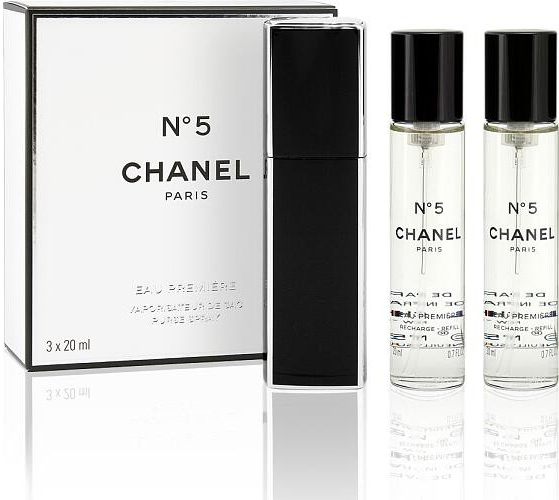 Chanel No 5 Eau Premiere EDP plnitelný 20 ml + EDP náplň 2 x 20 ml dárková sada