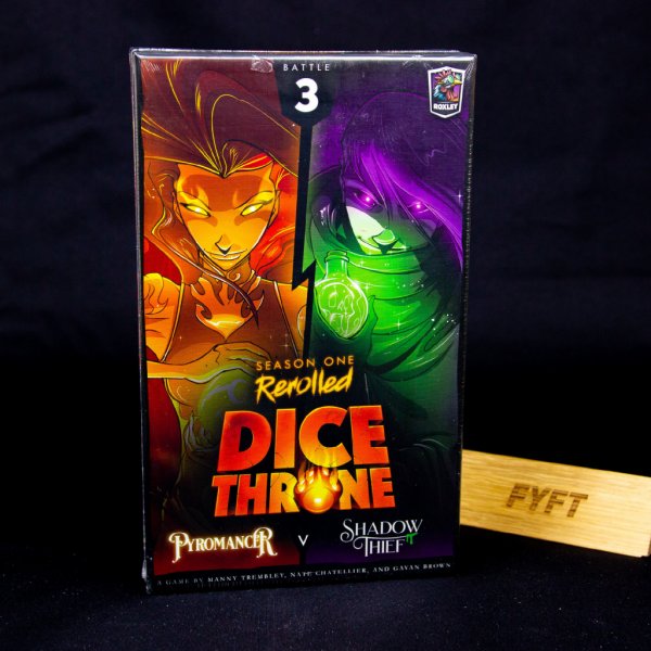 Roxley Dice Throne S1 Rerolled Pyromancer v Shadow Thief EN od 749 Kč