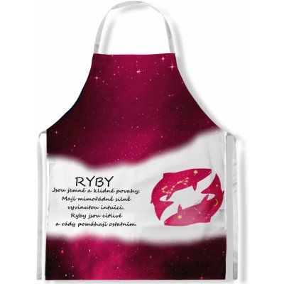Impar Zástěra Ryby 21.1. - 20.3. - červená – Hledejceny.cz