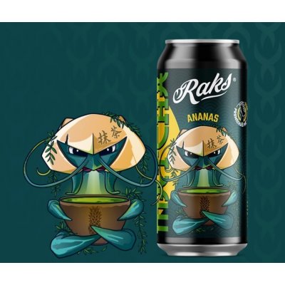 Raks exotická Matcha Ananas 0,5 l – Zboží Dáma