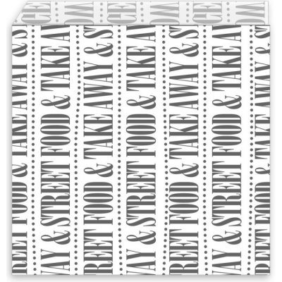 WIMEX Papírový sáček FSC Mix nepromastitelný Street Food 16 x 17 cm – Zbozi.Blesk.cz