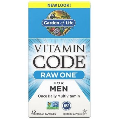 Garden of Life Vitamin code raw men multivitamín pro muže 75 kapslí – Hledejceny.cz