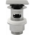 Sapho Umyvadlová výpust 5/4“, click-clack, hranatá zátka, 32-52mm, chrom (8540.360.5) – Hledejceny.cz