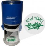 Mark Samonamáčecí razítko Veselé Vánoce 006 bez barvy 40mm – Sleviste.cz