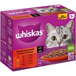 Whiskas 1+ Adult klasický výběr v omáčce 12 x 85 g – Sleviste.cz