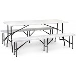 Malatec 3257 Pivní set plastový skládací 180cm bílá – Hledejceny.cz
