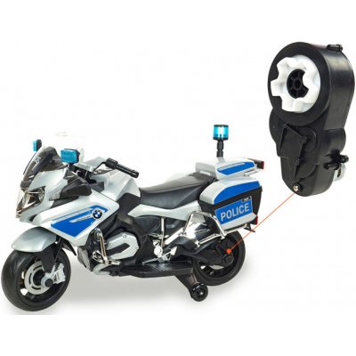 DAIMEX Náhradní motor s převodovkou pohon kol pro dětskou policejní motorku BMW R 1200 RT