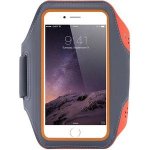 Pouzdro Mobilly sportovní neoprénové na ruku pro telefony velikosti 6,4", oranžové