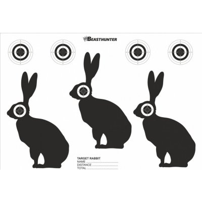 Terč silueta Beast Hunter Rabbit 10ks – Zboží Dáma