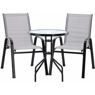 Iso 16198 Set balkonového nábytku stůl + 2 židle – Zboží Mobilmania