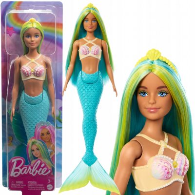 Mattel Barbie Pohádková mořská panna modrá HRR02 – Zboží Mobilmania