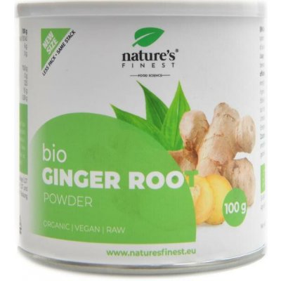 Natures Finest Ginger root powder 100 g – Hledejceny.cz