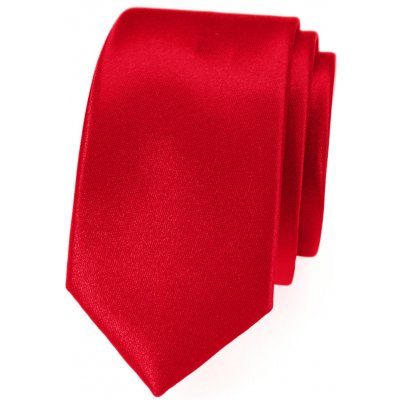 Avantgard kravata Slim Lux Červená 571 9047 – Zboží Dáma