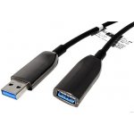 Roline 12.04.1076 USB 5Gbps (USB 3.0) aktivní optický prodlužovací, USB3.0 A(M) - USB3.0 A(F), 15m, černý – Sleviste.cz