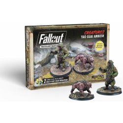 Modiphius Fallout: Wasteland Warfare Creatures: Yao Guai Ambush EN