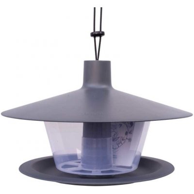 Juko petfood krmítko Talíř venkovní plast-antracit – Zboží Dáma