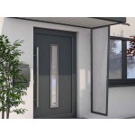 Gutta Guttavordach boční stěna B2 PC 175 x 60 cm stříbrná / čirá – Zbozi.Blesk.cz