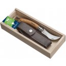 Opinel N8 inox houbařský set dřevěný box