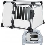 Trixie Transportní klec hliníkový rám pevné panely 93 x 65 x 81 cm – Zboží Mobilmania