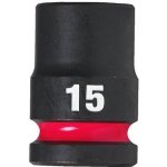 MILWAUKEE 4932480309 hlavice nástrčná průmyslová 1/2", 15mm, SHOCKWAVE 4932480309 – Hledejceny.cz