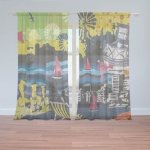 Sablio Záclony Malba: 2ks 150x250cm – Hledejceny.cz