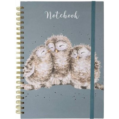 Wrendale Designs Kroužkový blok A4 Sovy – Zbozi.Blesk.cz